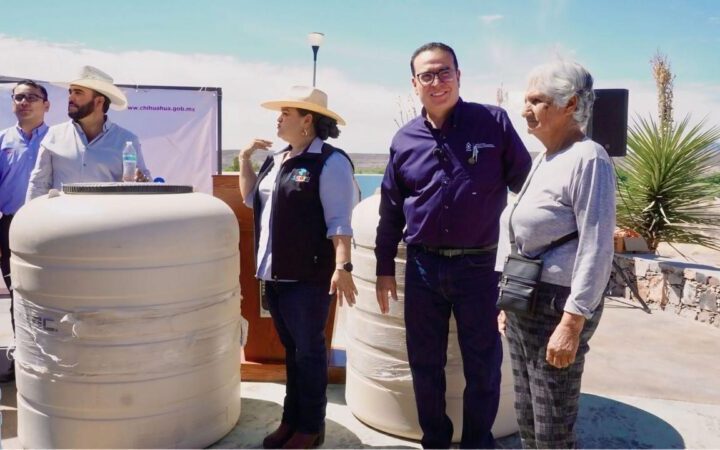 Inaugura JCAS ampliación de red de alcantarillado en Satevó