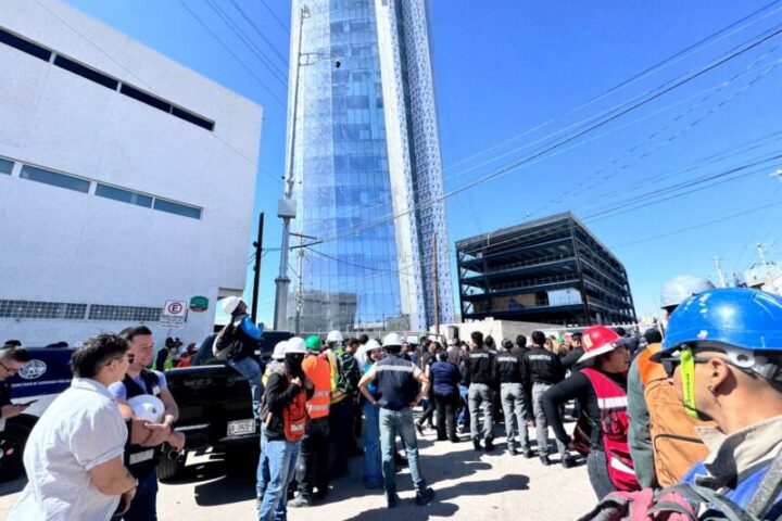 Realiza SSPE simulacro de evacuación en la Torre Centinela