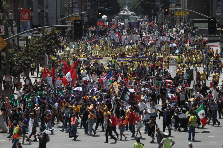Primero de Mayo en Los Ángeles, el 1 de mayo de 2026.