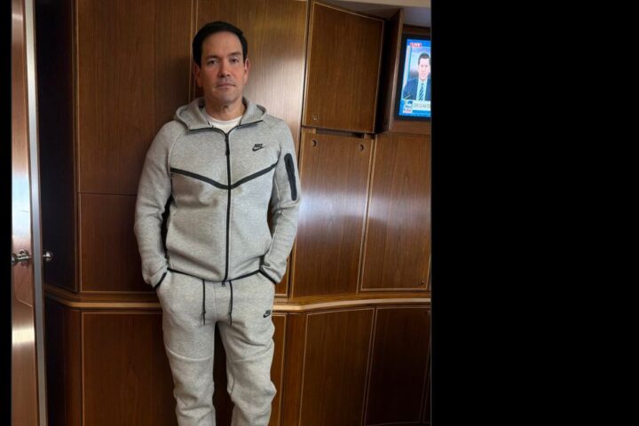 Marco Rubio usó el polémico conjunto Nike de Maduro