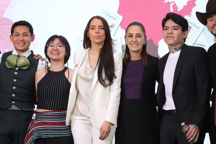 Claudia Sheinbaum, Claudia Curiel de Icaza y Majo Aguilar presentaron la segunda edición de México Canta