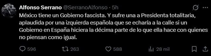 Declaraciones de Alfonso Serrano
