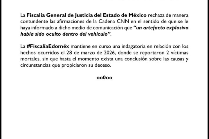 Fiscalía Edomex rechaza versión que vincula a la CIA con El Payín