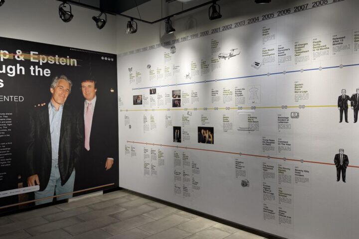 La exposición de Nueva York a la que nunca irá Trump: todos los documentos sobre Epstein, convertidos en un archivo público