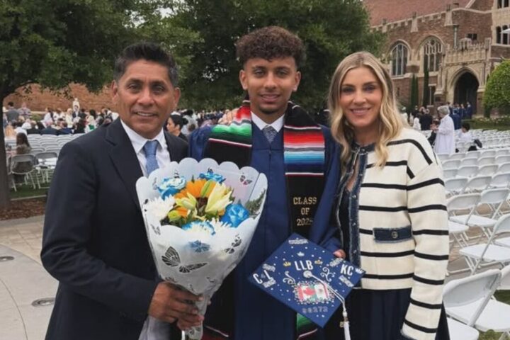 Antonio Campos, hijo de Jorge Campos y joven portero.