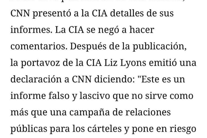Nota aclaratoria de CNN