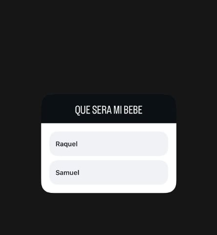 Encuesta de Mariana Rodríguez sobre el nombre de su tercer bebé