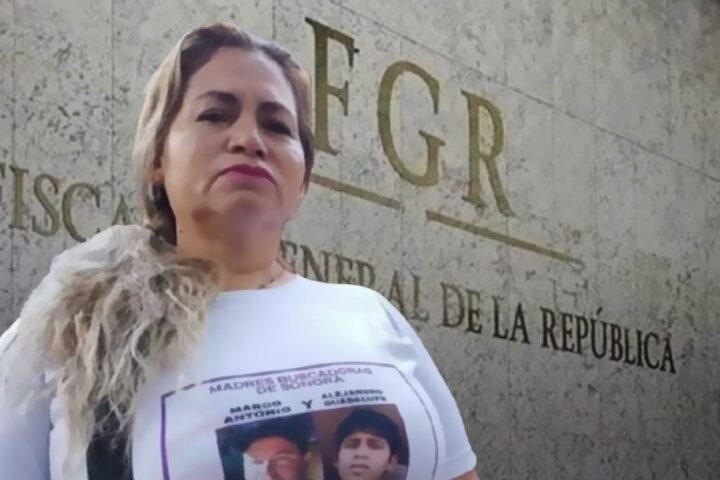 Ceci Flores, madre buscadora, se presentó en la FGR