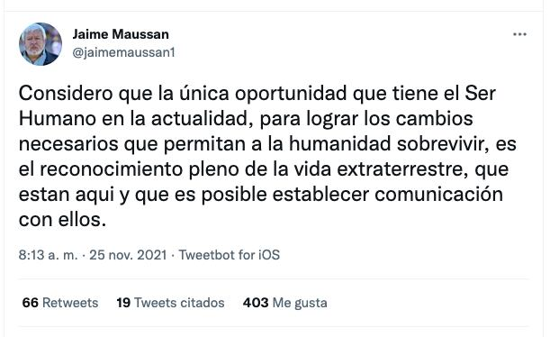 Jaime Maussan opina sobre la creación de la oficina que investiga el fenómeno Ovni por parte del Pentágono