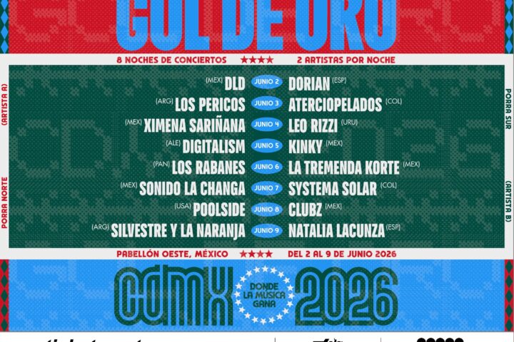 Gol de Oro: cartel, fechas y boletos del festival rumbo al Mundial 2026