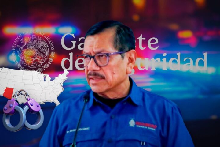 México confirma que Gerardo Mérida Sánchez quedó bajo custodia de Estados Unidos tras cruzar a Arizona