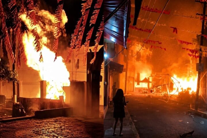 Explosión por torito de pirotecnia en Amatitlán, Jalisco