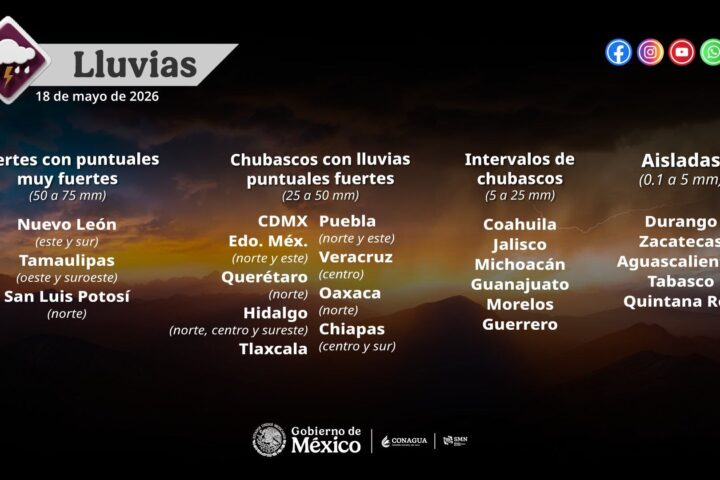 Se viene una semana de tormentas severas en CDMX y Edomex