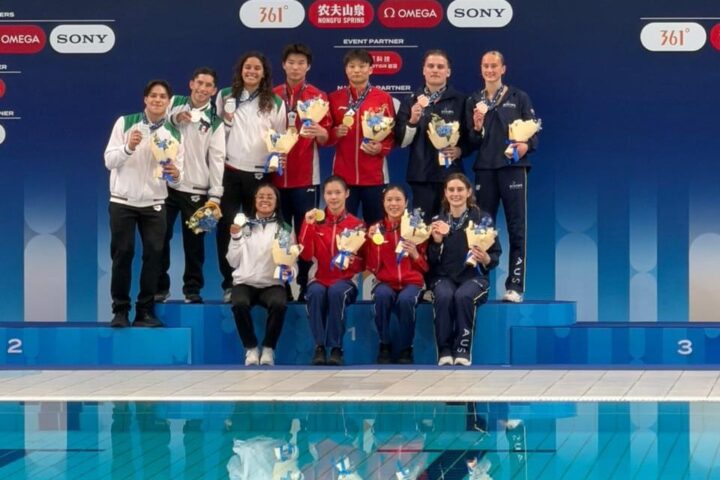 Medalla de México en equipo mixto de clavados