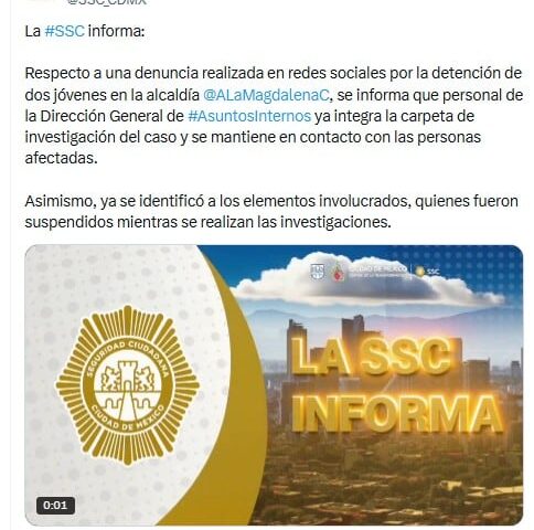 SSC CDMX suspende a policías denunciados
