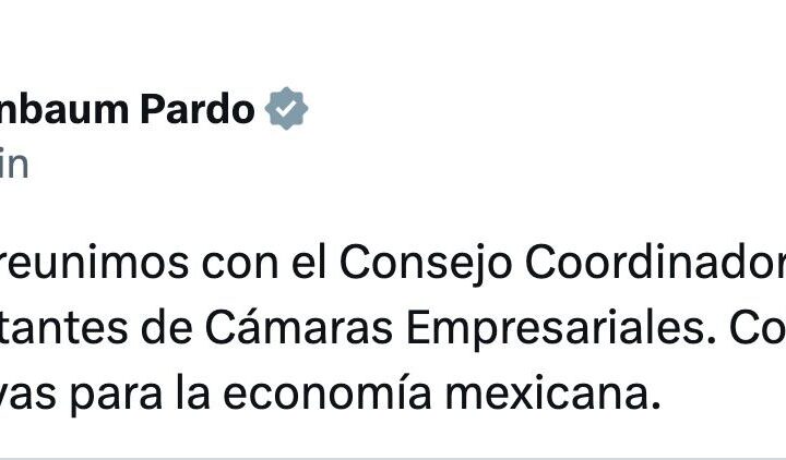 Claudia Sheinbaum se reunió con CCE y líderes empresariales