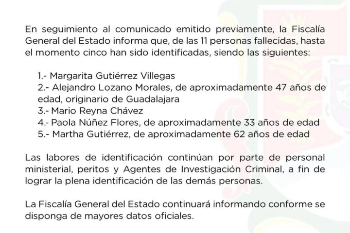 Accidente en Nayarit: Fiscalía confirma 11 muertos tras volcadura de autobús