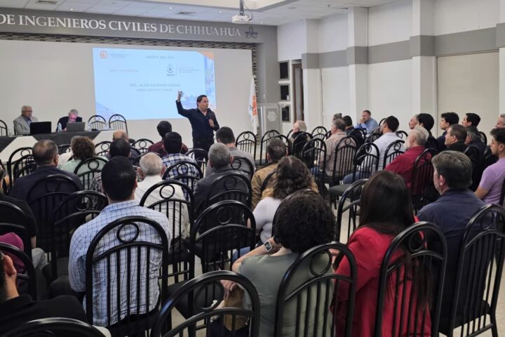 Comparte JMAS Chihuahua proyectos realizados en la actual administración con el Colegio de Ingenieros Civiles