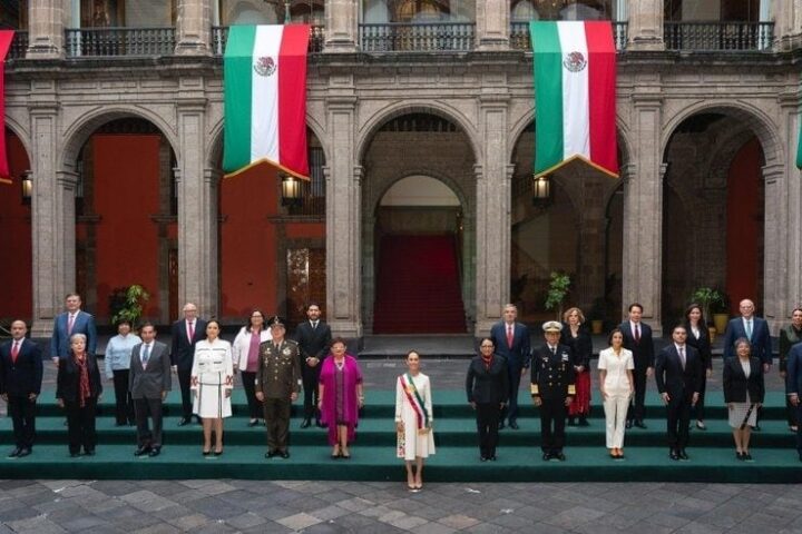 Foto oficial del gabinete de Claudia Sheinbaum