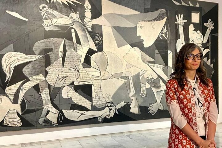 Francesca Albanese denuncia ante el Guernica que no hay un alto el fuego en Gaza, pero "se ha apartado la mirada"