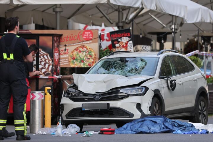 Al menos dos muertos en un atropello múltiple en una calle peatonal de Leipzig