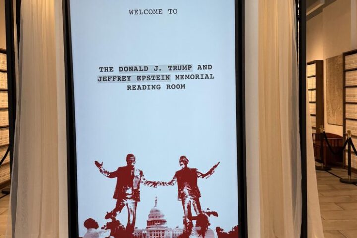 The Donald J. Trump and Jeffrey Epstein Memorial Reading Room.