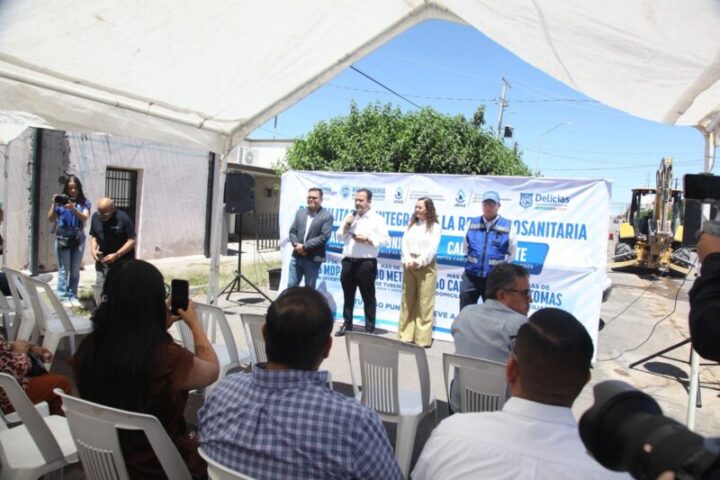 Inician rehabilitación en redes hidrosanitarias de Delicias