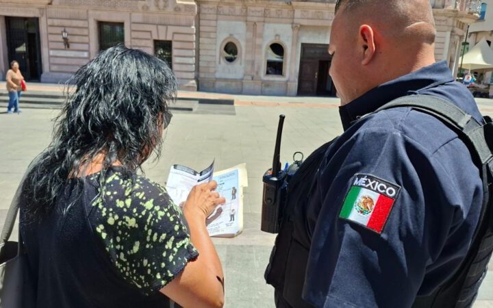 Invita Policía Municipal a los Jueves de Seguridad y Prevención en Plaza de Armas