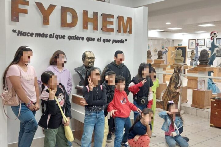 Niños visitan museo en festejo de la Fiscalía