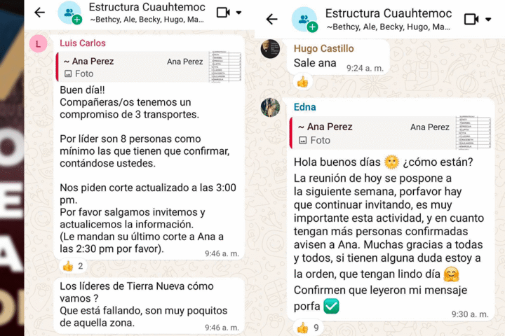 Obligan a líderes morenistas a juntar ocho personas para la marcha del sábado