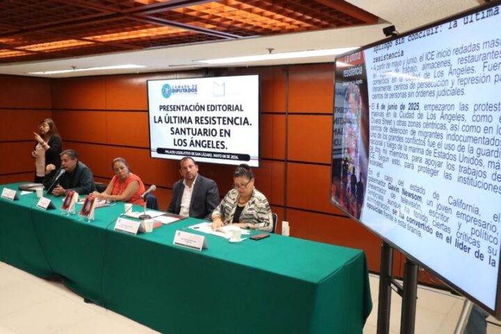 Presentan en la Cámara de Diputados el libro “La última resistencia. Santuario en Los Ángeles”