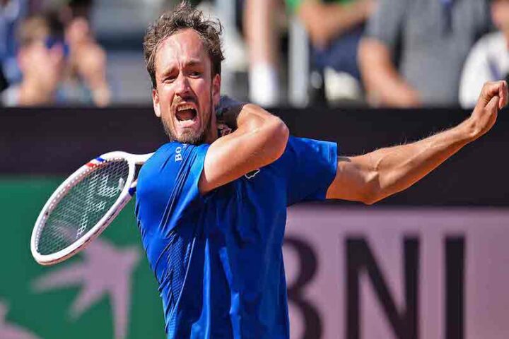 Roma vive una batalla histórica en el Masters 1000 con Sinner y Medvedev