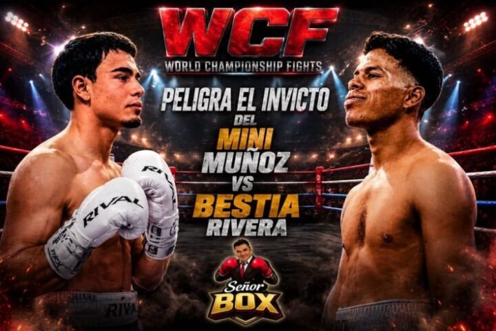 Se enfrentará la “Bestia” Rivera ante el invicto “Mini” Muñoz