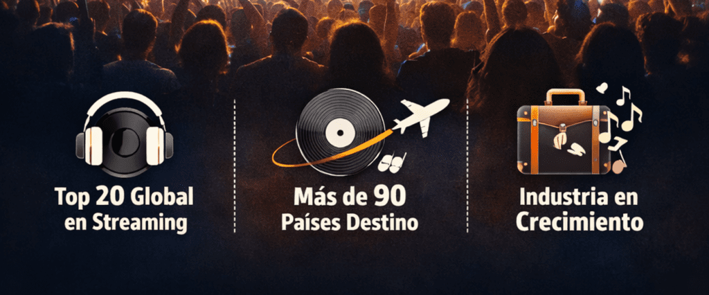Industria musical colombiana crece y amplía exportaciones globales