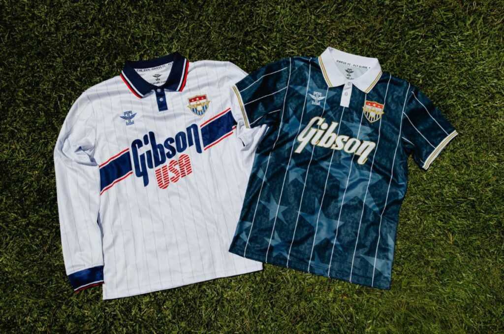 Gibson lanza su primera colección de camisetas de fútbol junto a Icarus Football