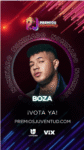 Boza recibe nominación a Premios Juventud 2026 por “Paris” junto a Sech