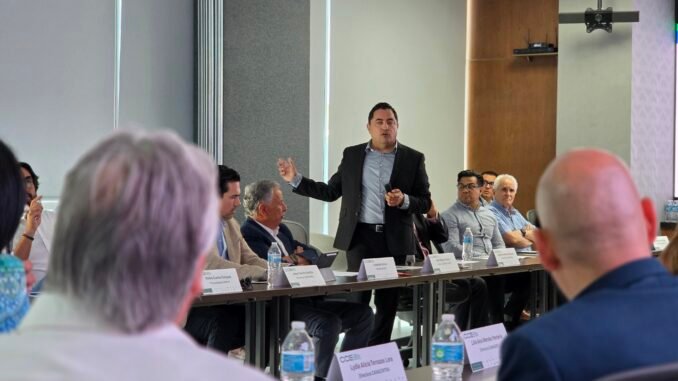 Presenta Alan Falomir proyectos hídricos al Consejo Coordinador Empresarial