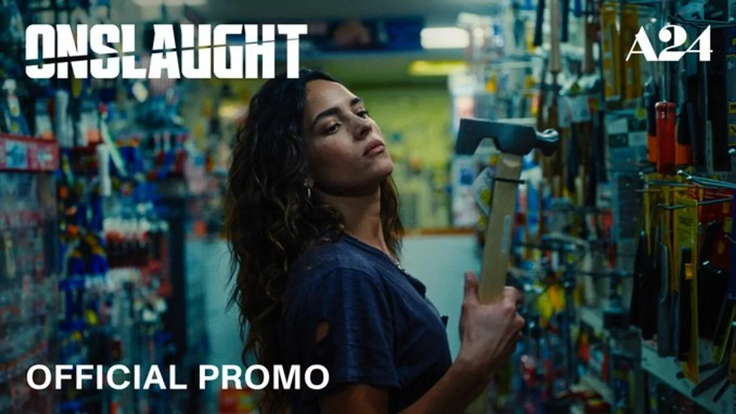 A24 revela el primer adelanto oficial de ‘Onslaught’, la nueva película de acción dirigida por Adam Wingard