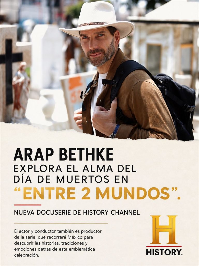 Arap Bethke encabeza la nueva producción documental de History sobre el Día de Muertos