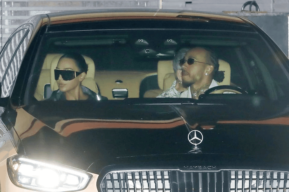 Avanza con solidez el romance entre Kim Kardashian y el piloto Lewis Hamilton