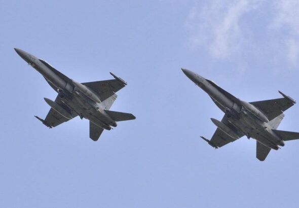 Cazas españoles de la OTAN derriban un dron hostil tras violar el espacio aéreo rumano