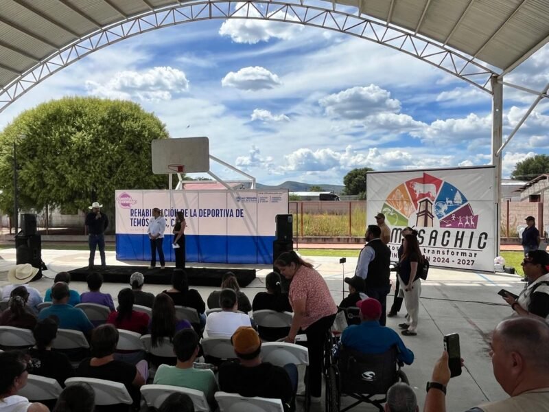 Destacan en Temósachic importante respaldo estatal para rubros de agua, campo y seguridad