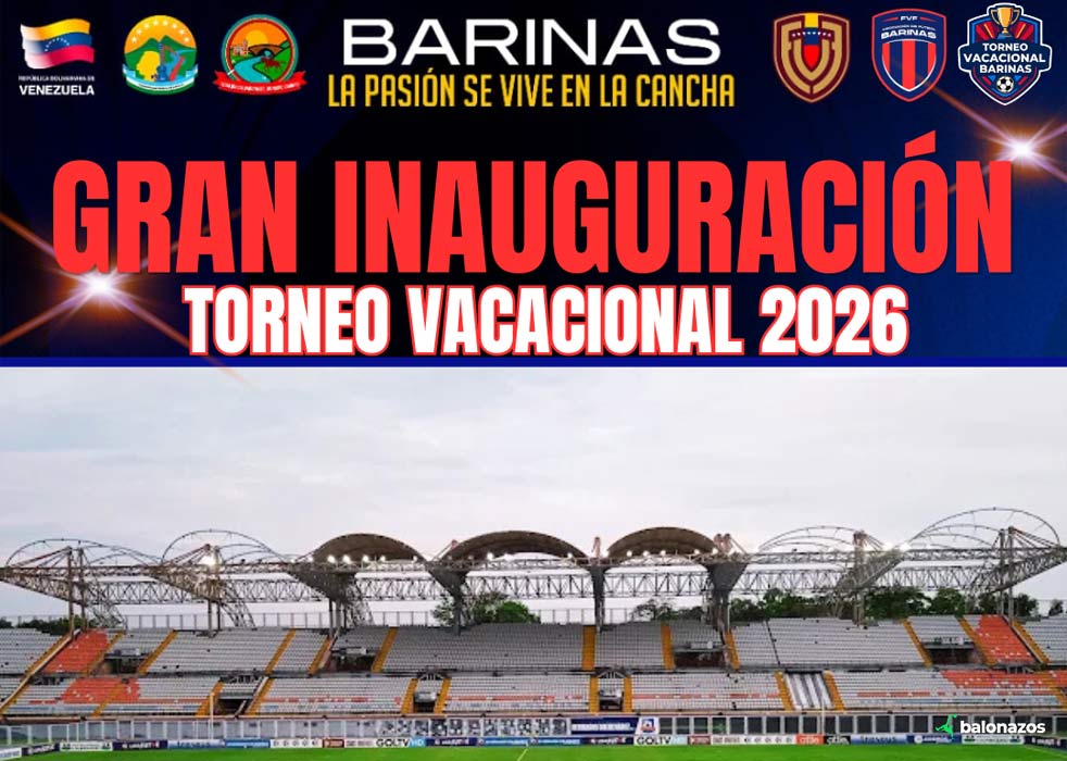 El estado Barinas se prepara para la apertura oficial de su esperado torneo vacacional de fútbol 2026