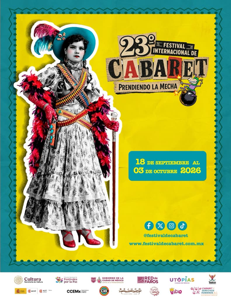 Fechas confirmadas para la edición 2026 del Festival Internacional de Cabaret en la Ciudad de México