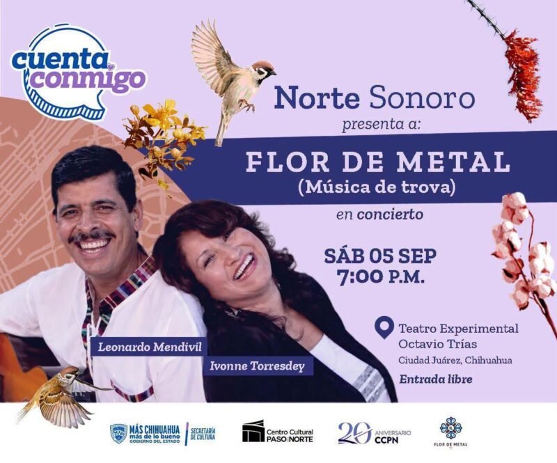 Festival Norte Sonoro ofrecerá espectáculos musicales sin costo en Ciudad Juárez durante septiembre
