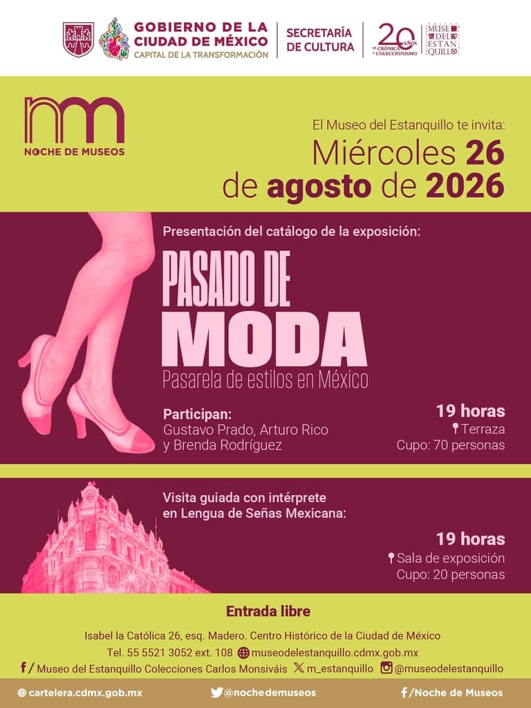 Guía completa para disfrutar la Noche de Museos de agosto 2026 en la Ciudad de México