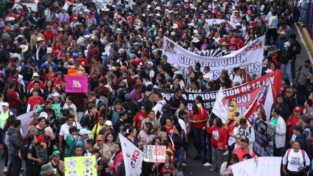 Guía vial: estas son las marchas y concentraciones previstas hoy en la capital mexicana