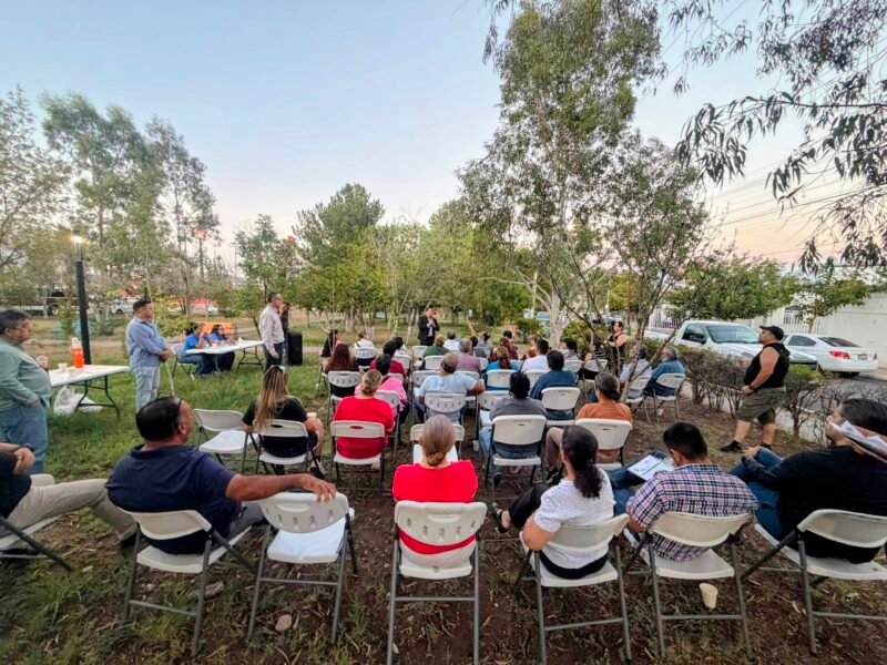 Habitantes de Paseos de Chihuahua se organizan para crear un nuevo comité hídrico comunitario
