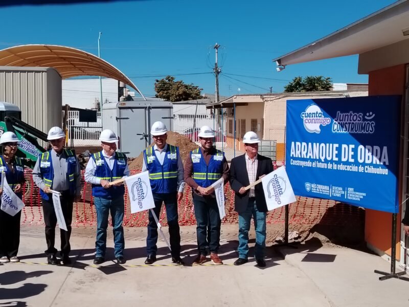 Inauguran tres nuevas aulas en histórico jardín de niños de Cuauhtémoc con presencia de autoridades