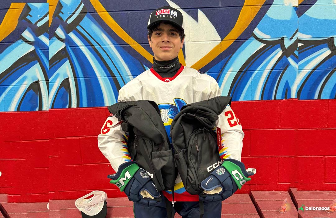 Joven venezolano brilla en la Copa Latinoamericana de Hockey sobre Hielo con destacada actuación